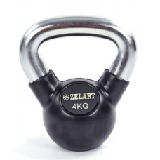 Гиря обрезиненная Zelart Sport кроссфит 4 кг