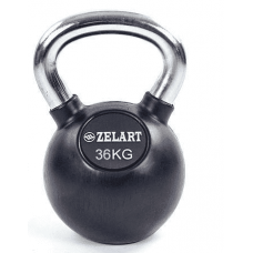 Гиря обрезиненная Zelart Sport кроссфит 36 кг