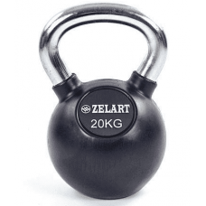 Гиря обрезиненная Zelart Sport кроссфит 20 кг