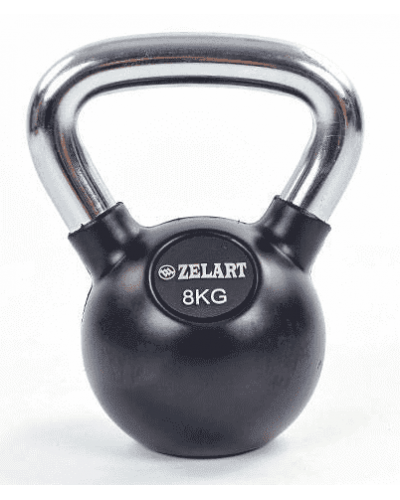 Гиря обрезиненная Zelart Sport кроссфит 8 кг