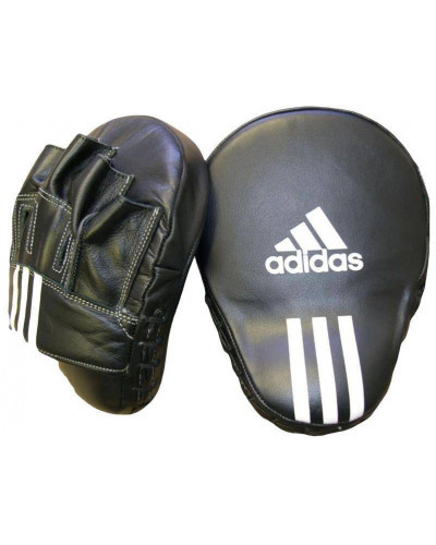 Лапи боксерські Adidas 10 'Leather' Slim & Curved