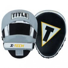 Лапы Title Icon I-Tech Punch Mitts (черно-бело-серые)