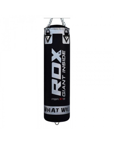 Боксерский мешок RDX Leather Black 1.5 м, 45-55 кг