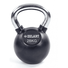 Гиря обрезиненная Zelart Sport кроссфит 28 кг