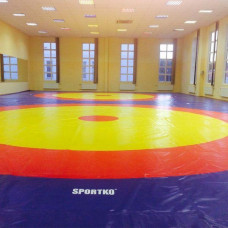 Килим борцівський Sportko триколірний (1 м2)