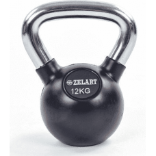 Гиря обрезиненная Zelart Sport кроссфит 12 кг