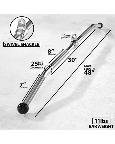 Ручка-гриф Synergee Lat Bar Cable Attachment