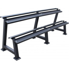 Стійка Muscle Mad Adjustable Heavy Duty 2 Tier Dumbbell Rack
