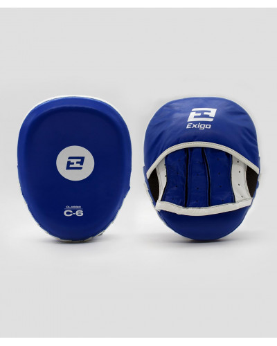 Exigo C6 Classic Leather Pro Pads - Синие/Белые