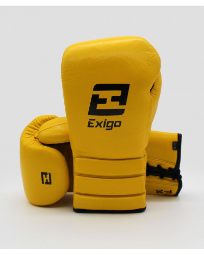 Exigo F2 Fortis Leather Sparring Gloves - Шнуровка
