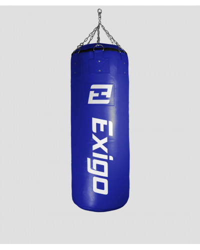 Exigo Super Pro 4ft 60kg Джамбо Кожаный Боксерский Мешок - Синий