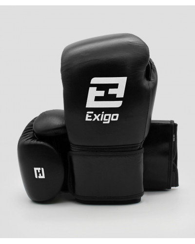 Exigo S2 Stealth Кожаные Перчатки для Спарринга - Ремешок