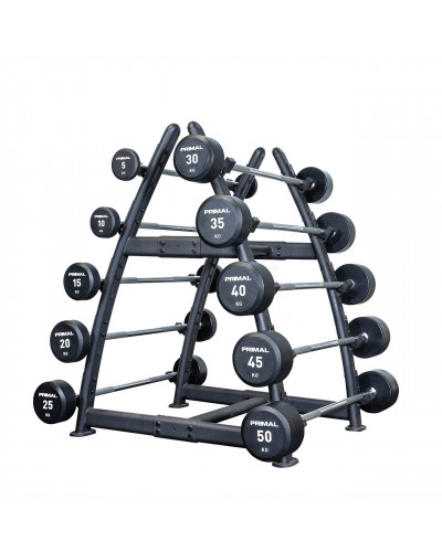 Набор прямых штанг 5–50 кг (10 штанг) Primal Performance Series