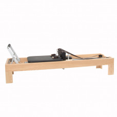 Peak Pilates Artistry Reformer с веганскими ремнями – бук, чёрный
