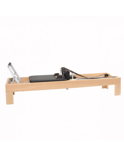 Peak Pilates Artistry Reformer с веганскими ремнями – бук, чёрный
