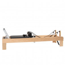 Peak Pilates Artistry Reformer с верёвкой и подъёмниками – бук, чёрный