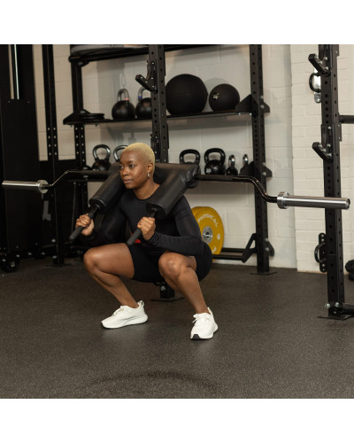 Олімпійська безпечна присідна штанга Round NEW Olympic Safety Squat Bar