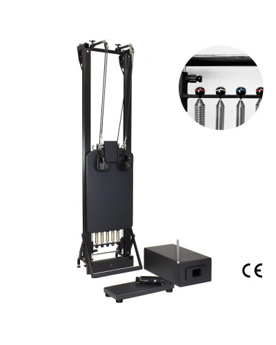 Комплект Merrithew SPX Max Reformer с вертикальной стойкой (оникс) + бесплатный Cardio Tramp или Jump Board