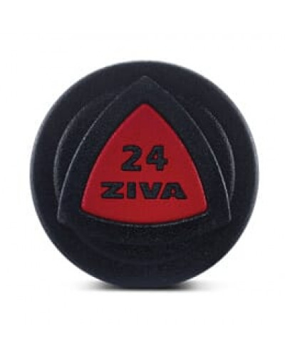 Поліуретанові гантелі ZIVA ZVO – червоний логотип