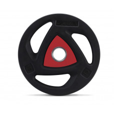 Олімпійський диск ZIVA ZVO PU Grip із кольоровою вставкою