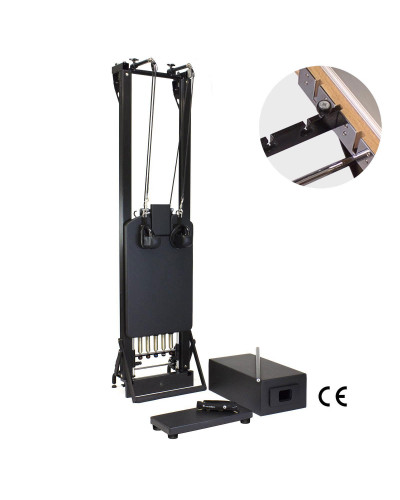 Реформер с вертикальной подставкой Merrithew SPX Max Reformer (Jet Black)
