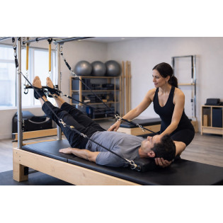 Реабилитационный пилатес: какое оборудование выбирают студии для работы с восстановлением