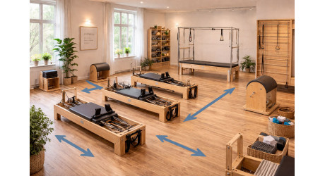 Логика расстановки оборудования в студии пилатеса